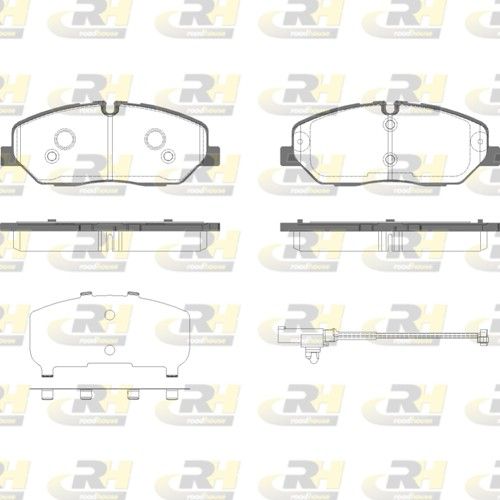 Brake Pad Set, disc brake HYUNDAI H350