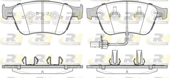 Brake Pad Set, disc brake BENTLEY FLYING SPUR (3W_)(03/13-)