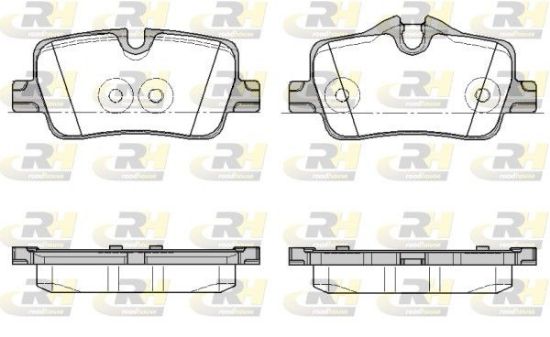 Brake Pad Set, disc brake BMW - 34 20 6 888 825
