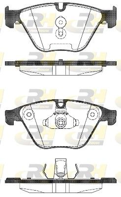 Brake Pad Set, disc brake BMW 535i, 640i 11- esim.