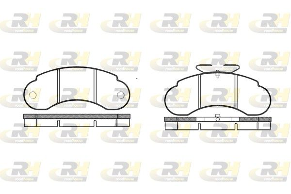 Brake Pad Set, disc brake Iveco Sava J-4 81- esim.