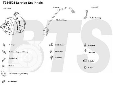Charger, charging (supercharged/turbocharged) TURBO SERVICE SET