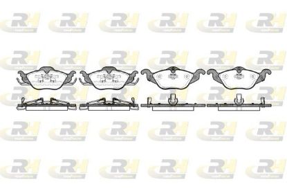 Brake Pad Set, disc brake GENERAL MOTORS - 95513834
