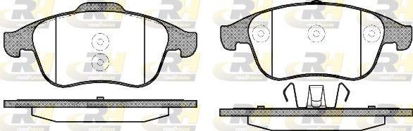 Brake Pad Set, disc brake Renault Laguna 01-