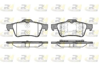 Brake Pad Set, disc brake RENAULT - 77 01 207 996