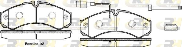 Brake Pad Set, disc brake Nissan Cabstar 06- tagum.