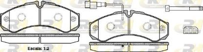 Brake Pad Set, disc brake Nissan Cabstar 06- tagum.