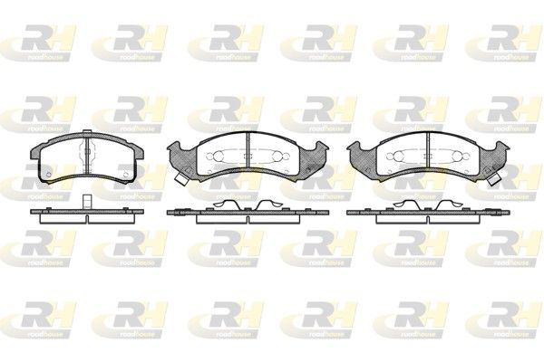 Brake Pad Set, disc brake BUICK,CADILLAC 92- esim.