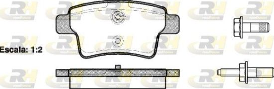 Brake Pad Set, disc brake PSA - 16 111 410 80