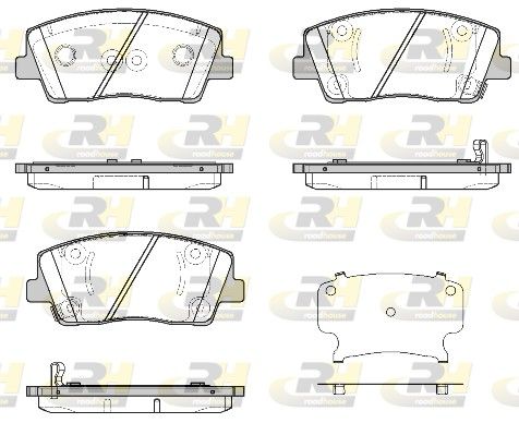 Brake Pad Set, disc brake KIA - 58101-J5A05