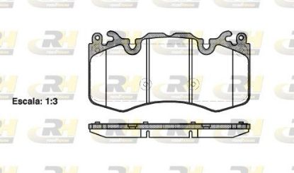 Brake Pad Set, disc brake LAND ROVER - LR114004