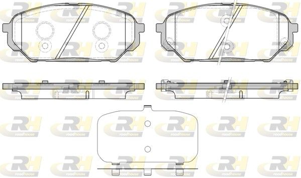 Brake Pad Set, disc brake HYUNDAI - 581013JA50