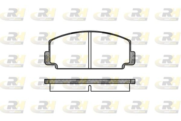 Brake Pad Set, disc brake Toyota Corona 70-79 esim.