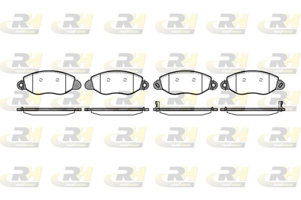 Brake Pad Set, disc brake FORD - 4 114 749
