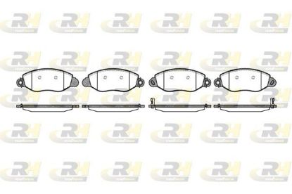 Brake Pad Set, disc brake FORD - 4 114 749