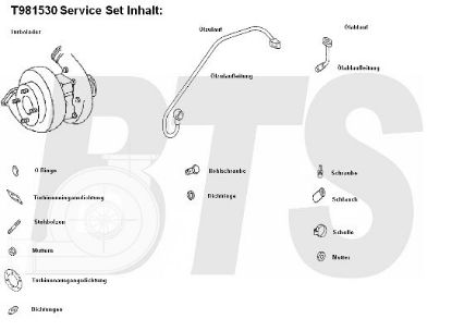 Charger, charging (supercharged/turbocharged) TURBO SERVICE SET
