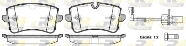 Brake Pad Set, disc brake VAG - 4H0 698 451L