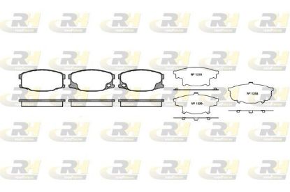 Brake Pad Set, disc brake MitsubishiCANTER 01- esim Brake Pad Set, disc brake MitsubishiCANTER 01- esim