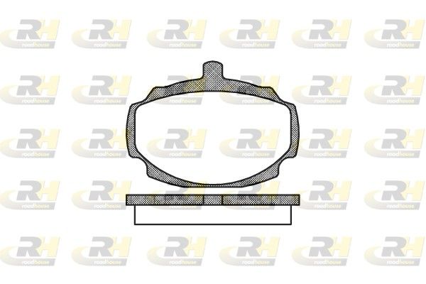 Brake Pad Set, disc brake MG 67-80 esim.