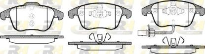 Brake Pad Set, disc brake VAG - 8K0 698 151A