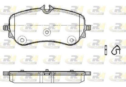 Brake Pad Set, disc brake VAG - 2H6 698 451A
