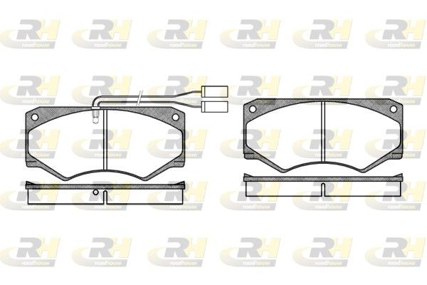 Brake Pad Set, disc brake IVECO Daily esim. 89-