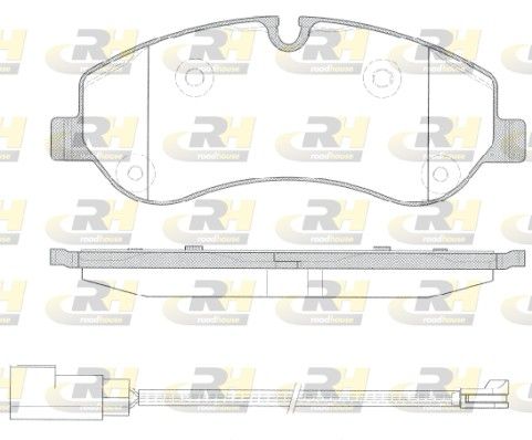 Brake Pad Set, disc brake FORD - 1 842 632