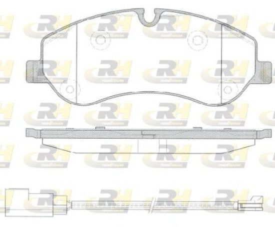 Brake Pad Set, disc brake FORD - 1 842 632