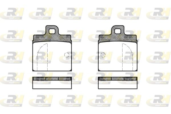 Brake Pad Set, disc brake ALFA SUD/SPRINT 72-8