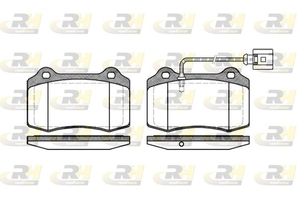 Brake Pad Set, disc brake Seat IBIZA 04- esim.