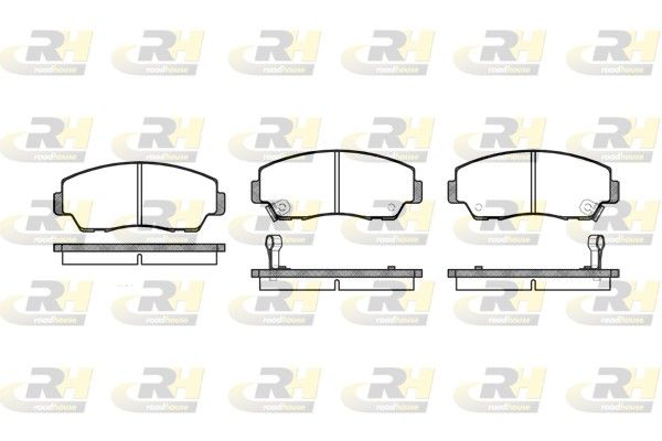 Brake Pad Set, disc brake Mazda B2000/B2200 85-89 esim.
