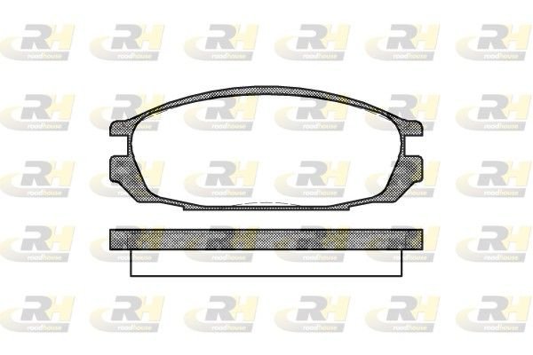 Brake Pad Set, disc brake Nissan PATROL 88-97 tagum.