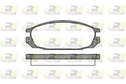 Brake Pad Set, disc brake Nissan PATROL 88-97 tagum.