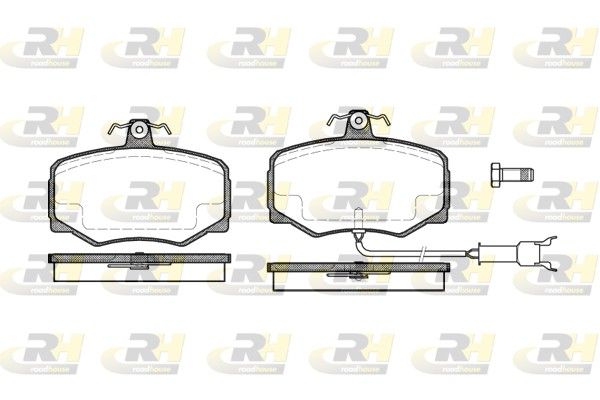 Brake Pad Set, disc brake Jaguar XJ6 87- esim.