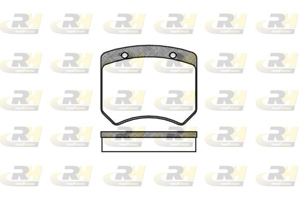 Brake Pad Set, disc brake AUSTIN MINI 59-90 esim.