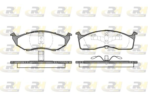 Brake Pad Set, disc brake Chrysler 300M,Voyager Carava