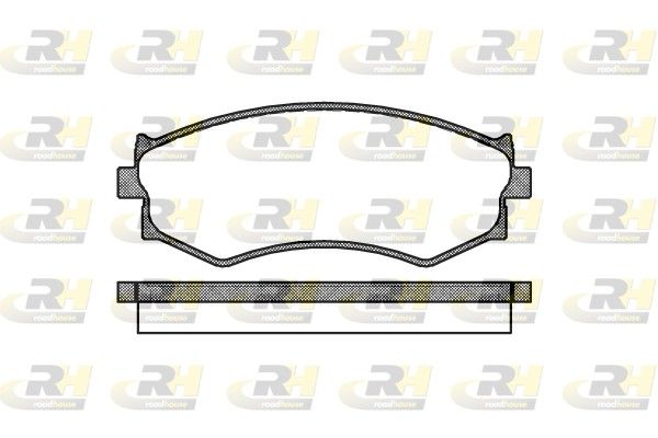 Brake Pad Set, disc brake Nissan PRAIRIE,PRIMERA 93-98