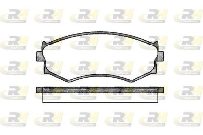 Brake Pad Set, disc brake Nissan PRAIRIE,PRIMERA 93-98