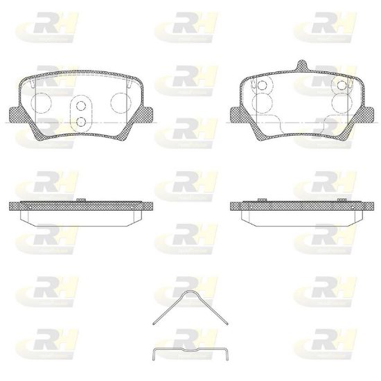 Brake Pad Set, disc brake VOLVO - 31687033