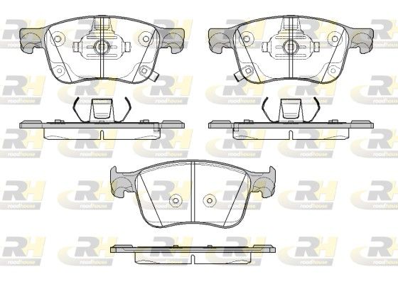 Brake Pad Set, disc brake FORD - 2 210 416