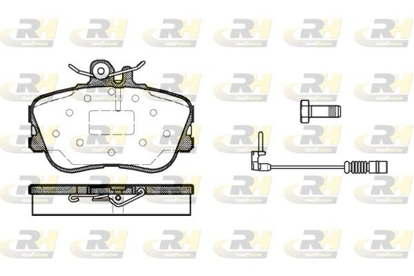 Brake Pad Set, disc brake MERCEDES-BENZ - 002 420 21 20