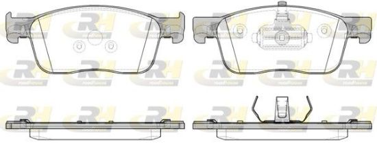 Brake Pad Set, disc brake PSA - 16 132 607 80