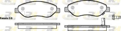 Brake Pad Set, disc brake Opel CORSA D 06- esim.