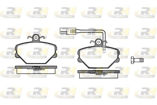 Brake Pad Set, disc brake YUGO ZASTAVA 89-95 esim.