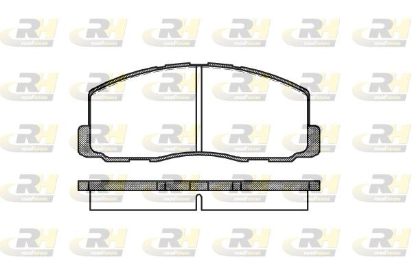 Brake Pad Set, disc brake MitsubishiCOLT,GALANT 84-90 e
