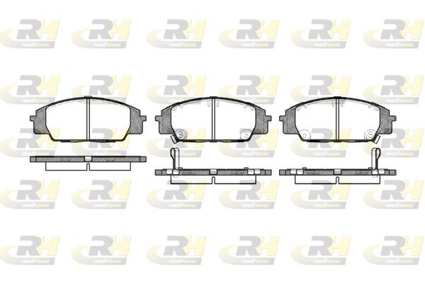 Brake Pad Set, disc brake HONDA - 06450-S2A-E50