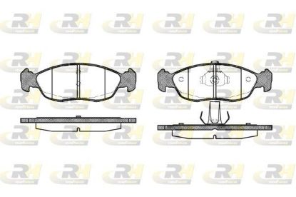 Brake Pad Set, disc brake PEUG,CITR. SAXO,XSARA,106,306