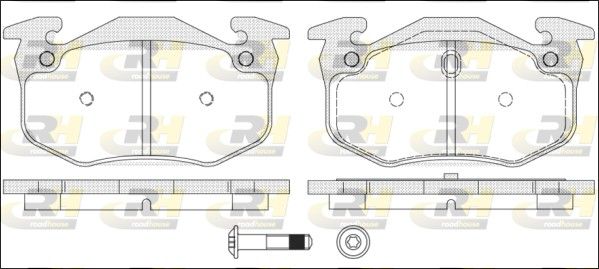 Brake Pad Set, disc brake Renault R19, CLIO 91-98 tagum