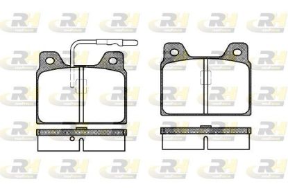 Brake Pad Set, disc brake Peugeot 505,604 77-93 tagum.