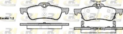 Brake Pad Set, disc brake TOYOTA - 04466-YZZE6